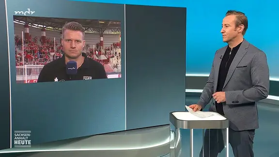 zwei Männer im Gespräch