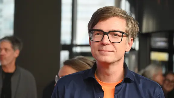 Moderator Ralph Caspers kommt zur Premiere des Kinder- Animationsfilm "Die Mucklas und wie sie zu Pettersson und Findus kamen" in den Kölner Cinedom