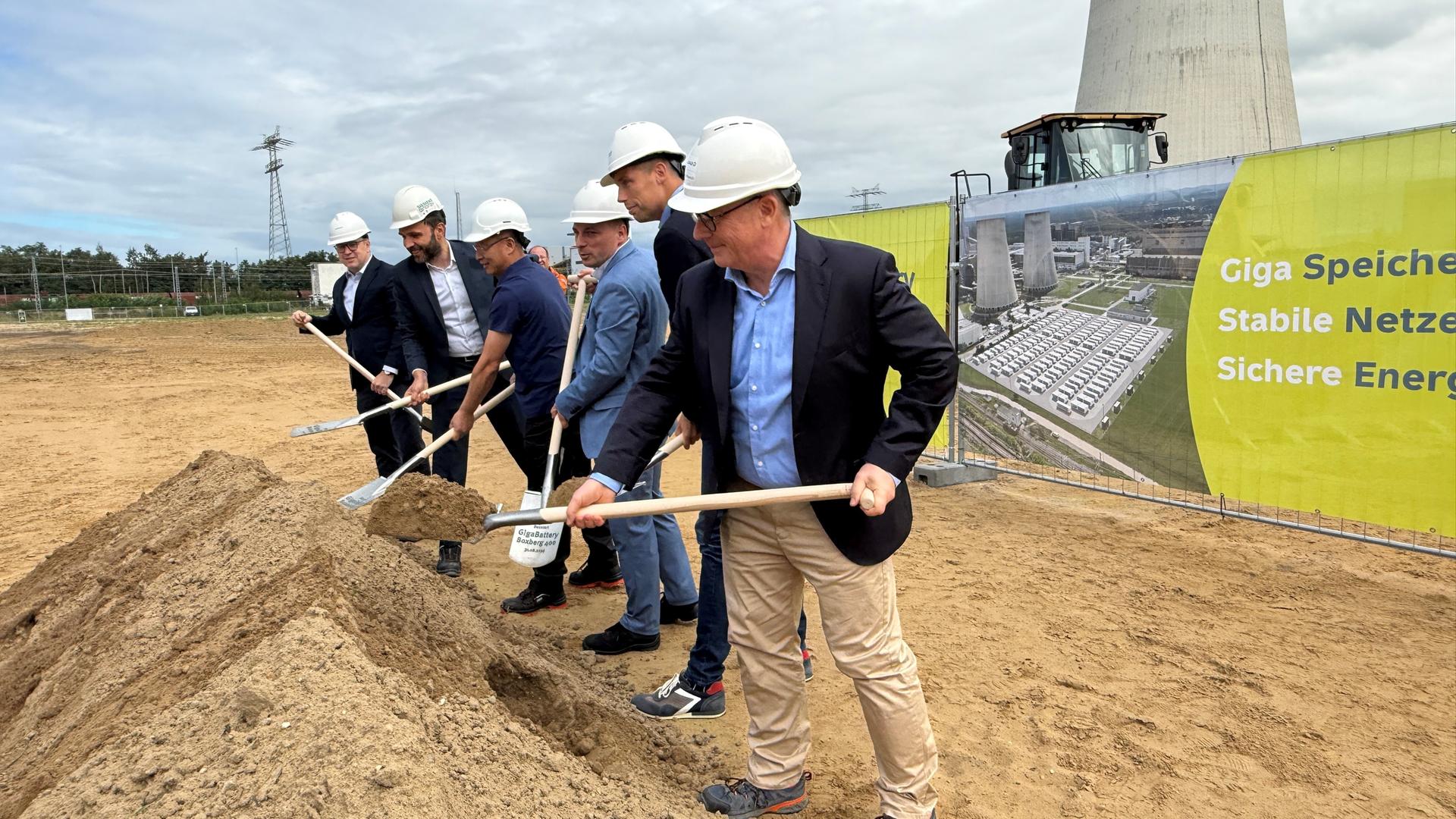 Größter Batteriespeicher Deutschlands: Baustart in der Lausitz