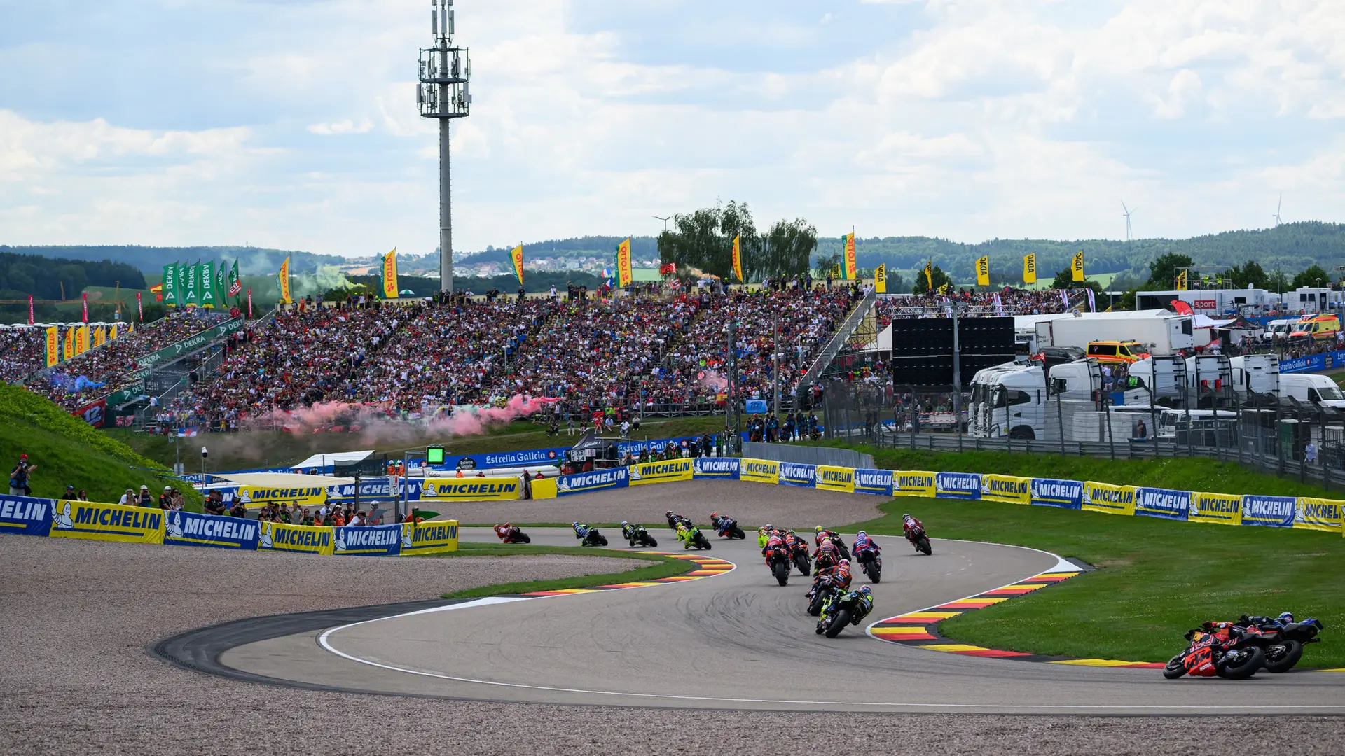 MotoGP au Sachsenring: Plus de 260 000 visiteurs enregistrés