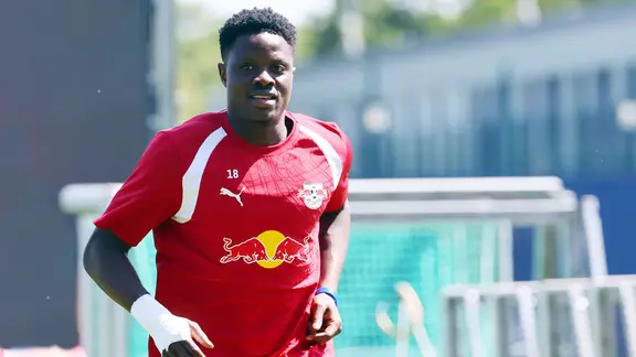 Suleman Sani beim Testspiel von RB Leipzig gegen den FC Ingolstadt am 25. Juli 2026