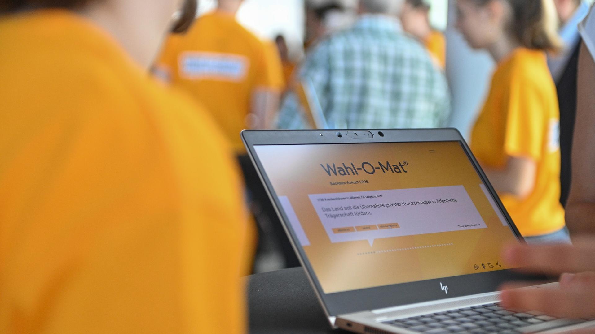Wahl-O-Mat für die Landtagswahl in Sachsen-Anhalt | picture alliance/dpa | Klaus-Dietmar Gabbert