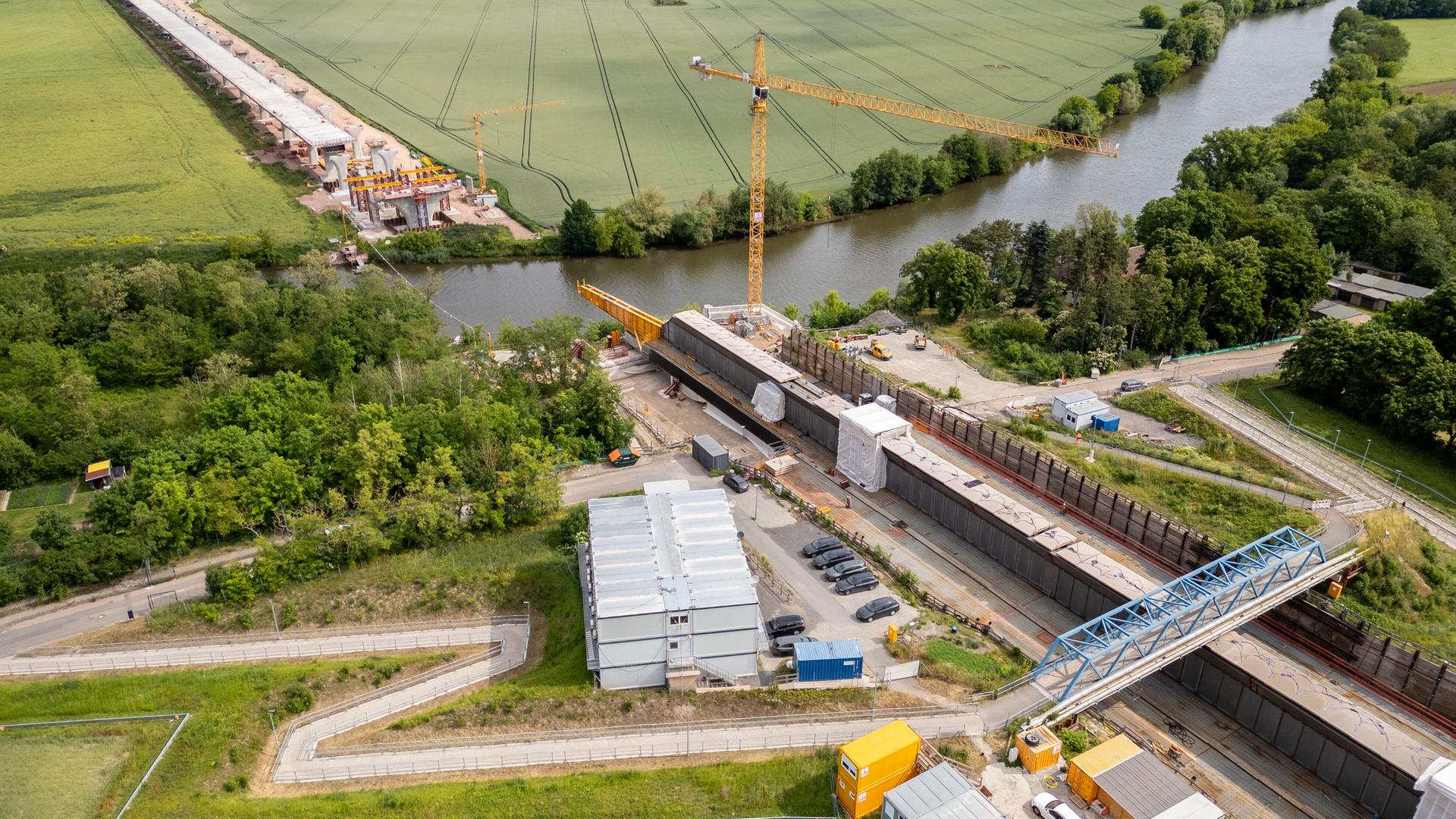 Bau der A143 westlich von Halle | picture alliance/dpa | Jan Woitas