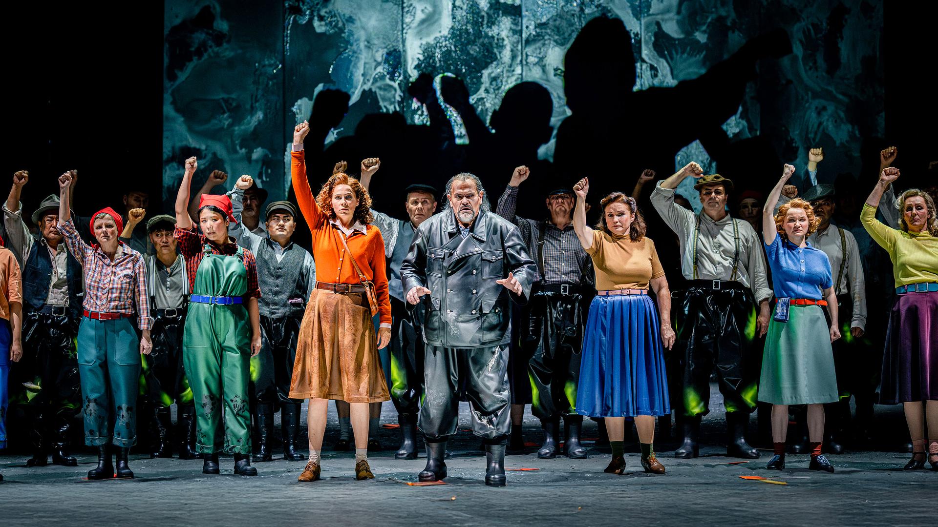 Spielszene - Rummelplatz, Oper, Chemnitz, Theater | Theater Chemnitz; Foto Nasser Hashemi