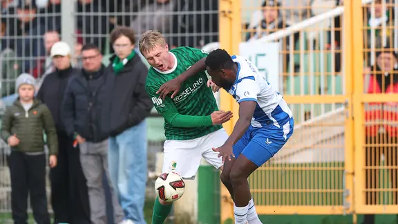 Aus zwei mach drei: HFC mischt im Titelrennen der Regionalliga wieder mit