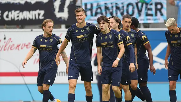 Jubel beim FC Carl Zeiss Jena