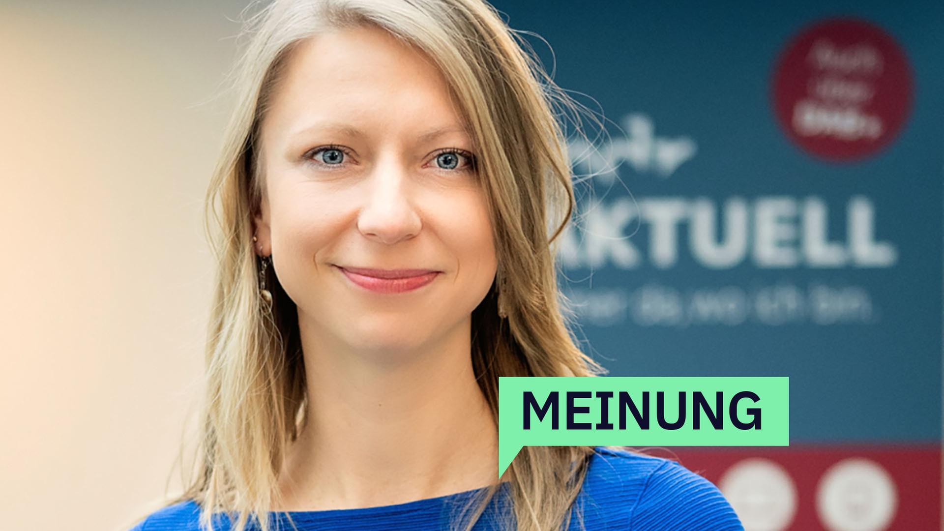 Maja Fiedler vom Nachrichtenradio MDR AKTUELL | MDR/Jan Bräuer