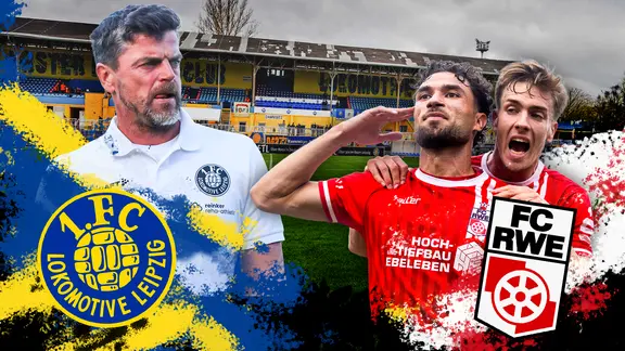 SPORT IM OSTEN Grafik 1. FC Lok Leipzig - FC Rot-Weiß Erfurt