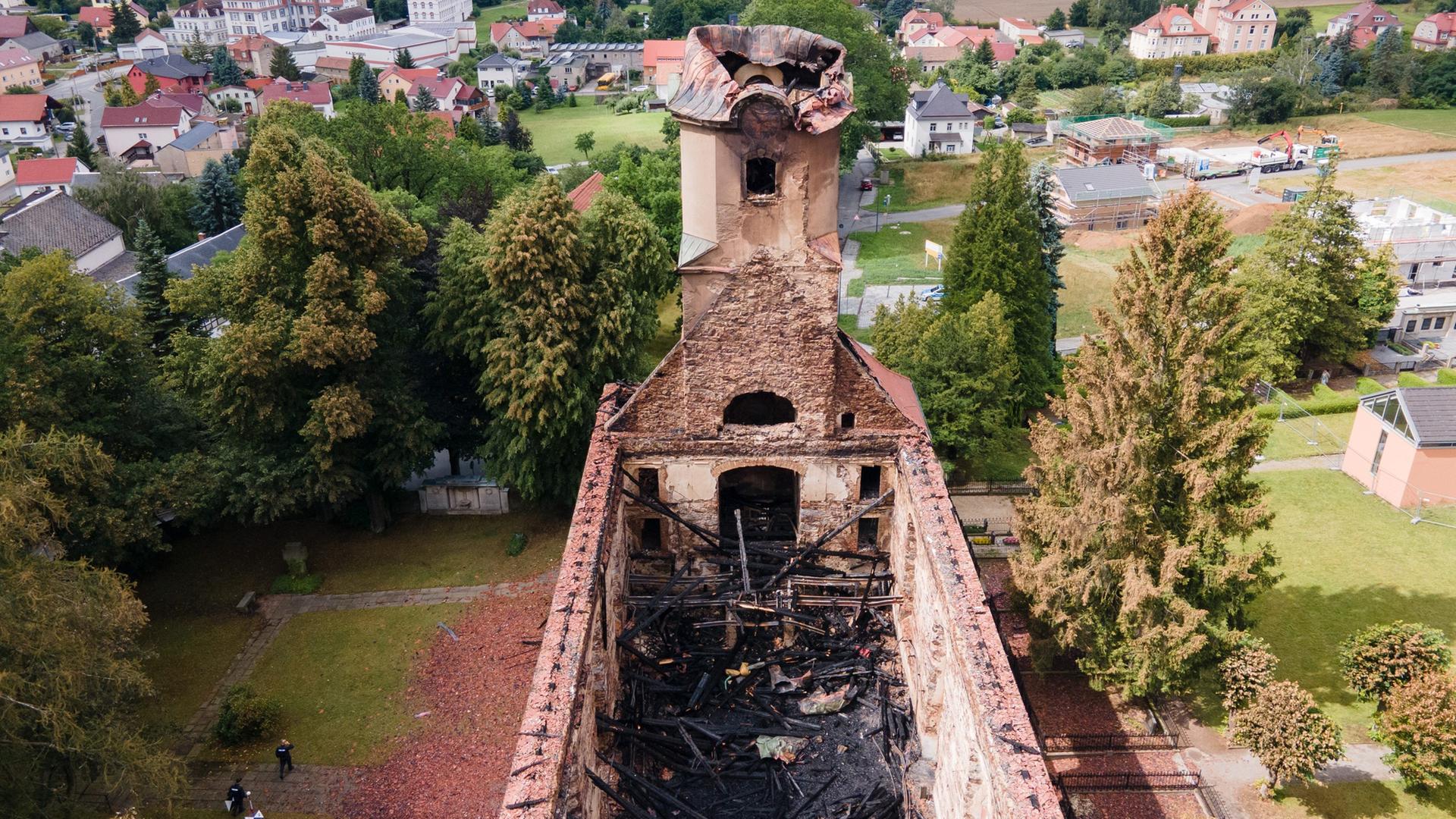 Wie ist der Stand beim Wiederaufbau der Kirche in Großröhrsdorf?