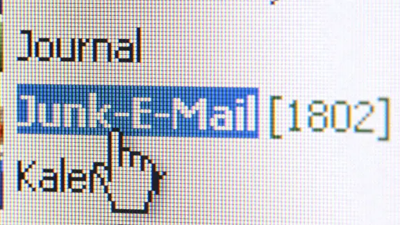 E-Mail Fach Junk-E-Mail