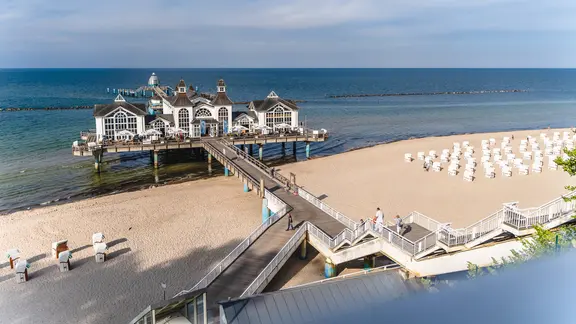 Die Insel Rügen in Mecklenburg-Vorpommern.