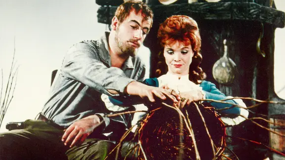 Manfred Krug als König Drosselbart, Karin Ugowski als Prinzessin Roswitha