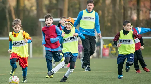 Fussballtraining der Kinder beim TuS Kaltehardt
